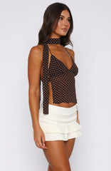 Ignoring Me Mini Skort Off White