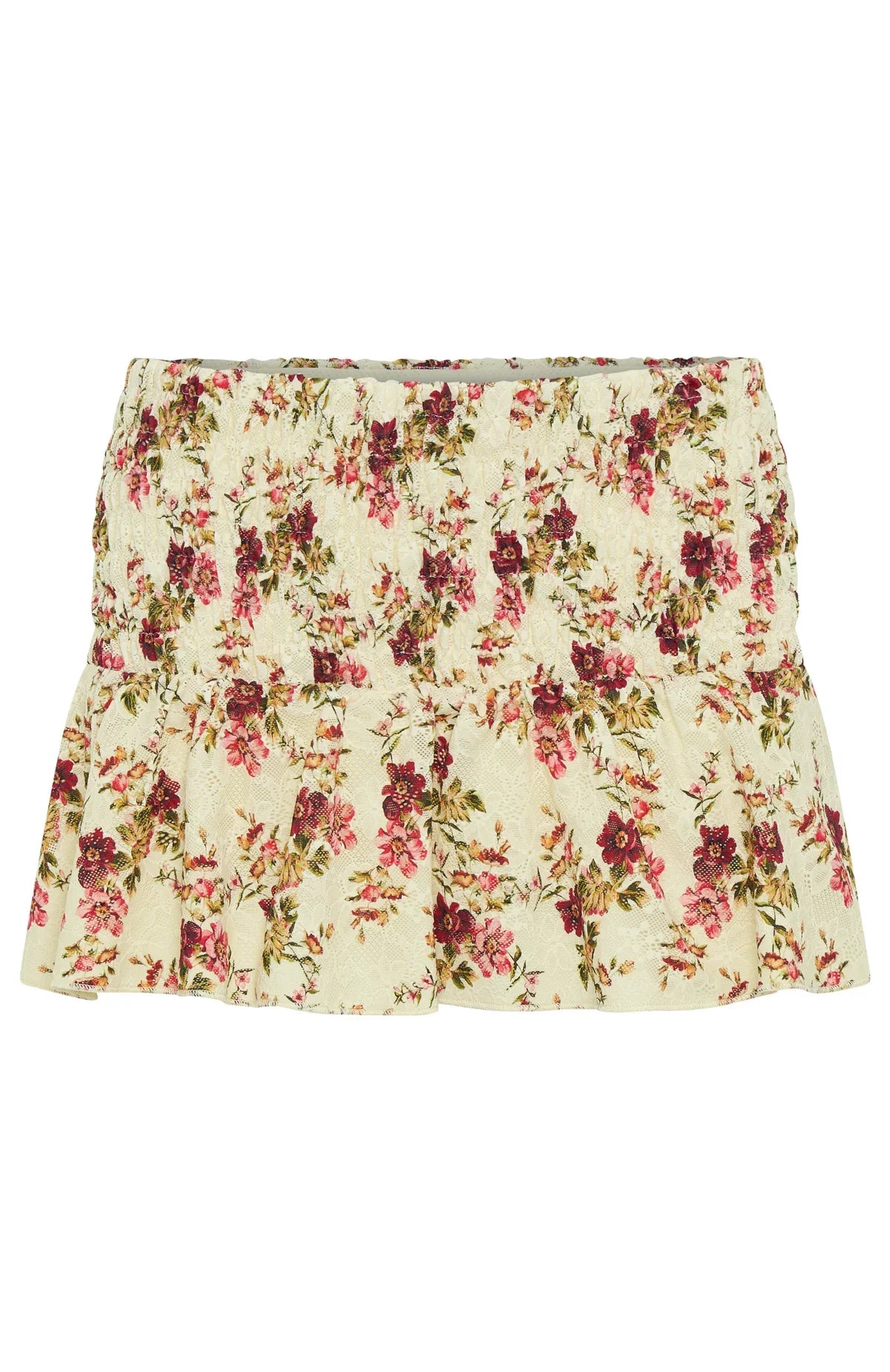 If You Please Lace Mini Skirt Antique Garden