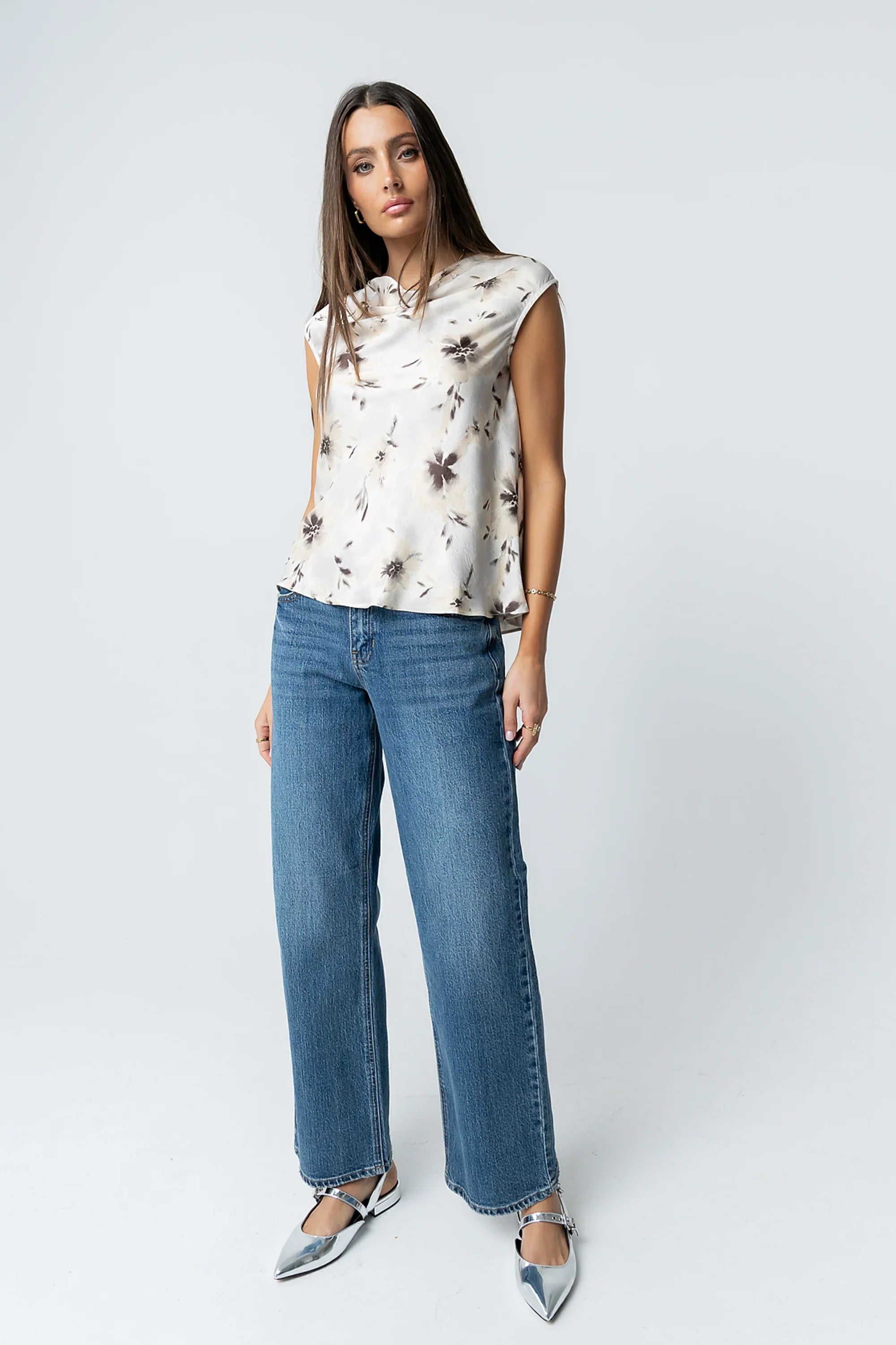 Juney Satin Top
